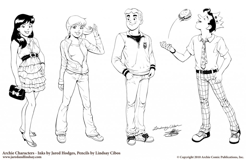 Archie Character Sheet (inks)